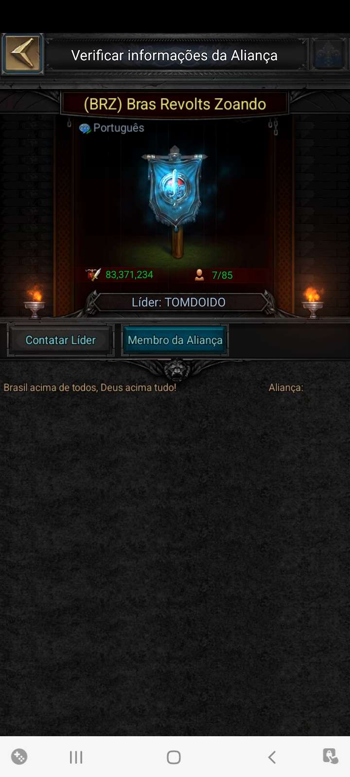 Venda de conta de jogo Clash of Kings